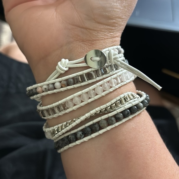 New! 5 layer wrap around boho bracelet - Picture 3 of 6